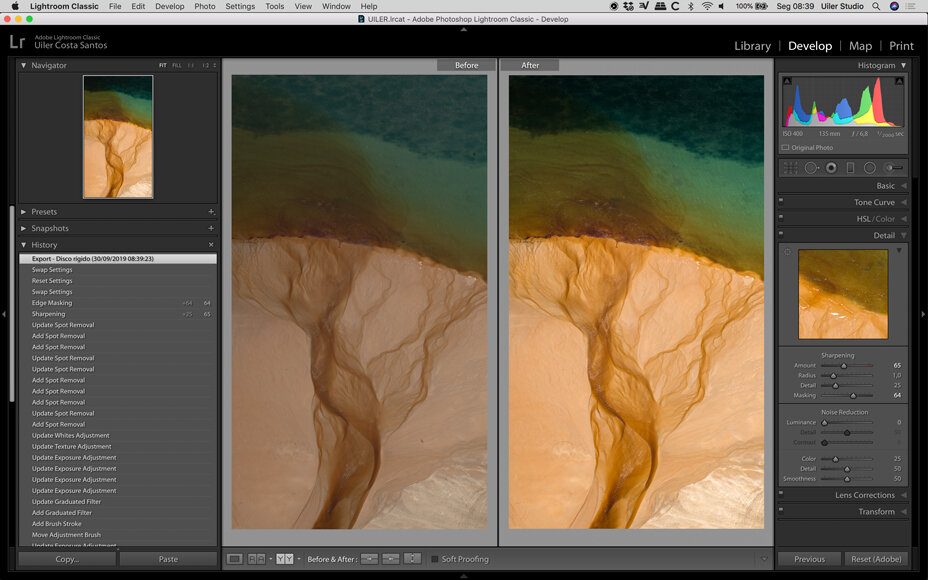 Sessões personalizadas de Adobe Lightroom